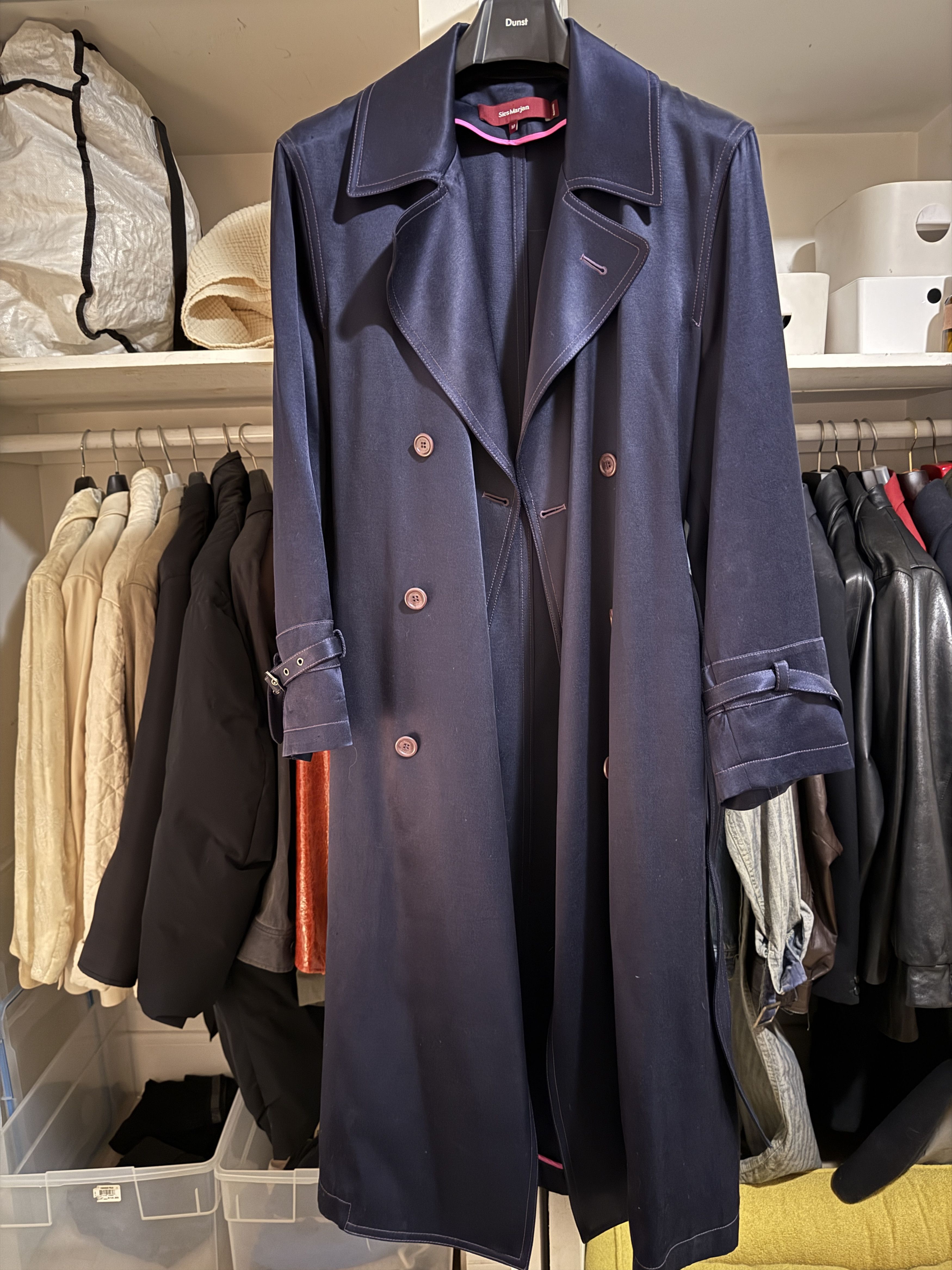 Sies Marjan Navy trench coat Size US M / EU 48-50 / 2 - 1 Thumbnail