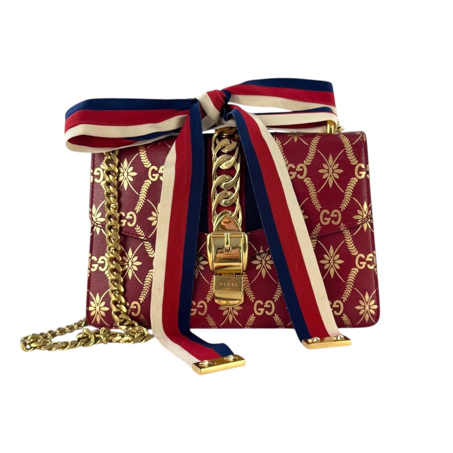 Gucci Gucci Sylvie Printed Shoulder Bag Size ONE SIZE - 4 Thumbnail