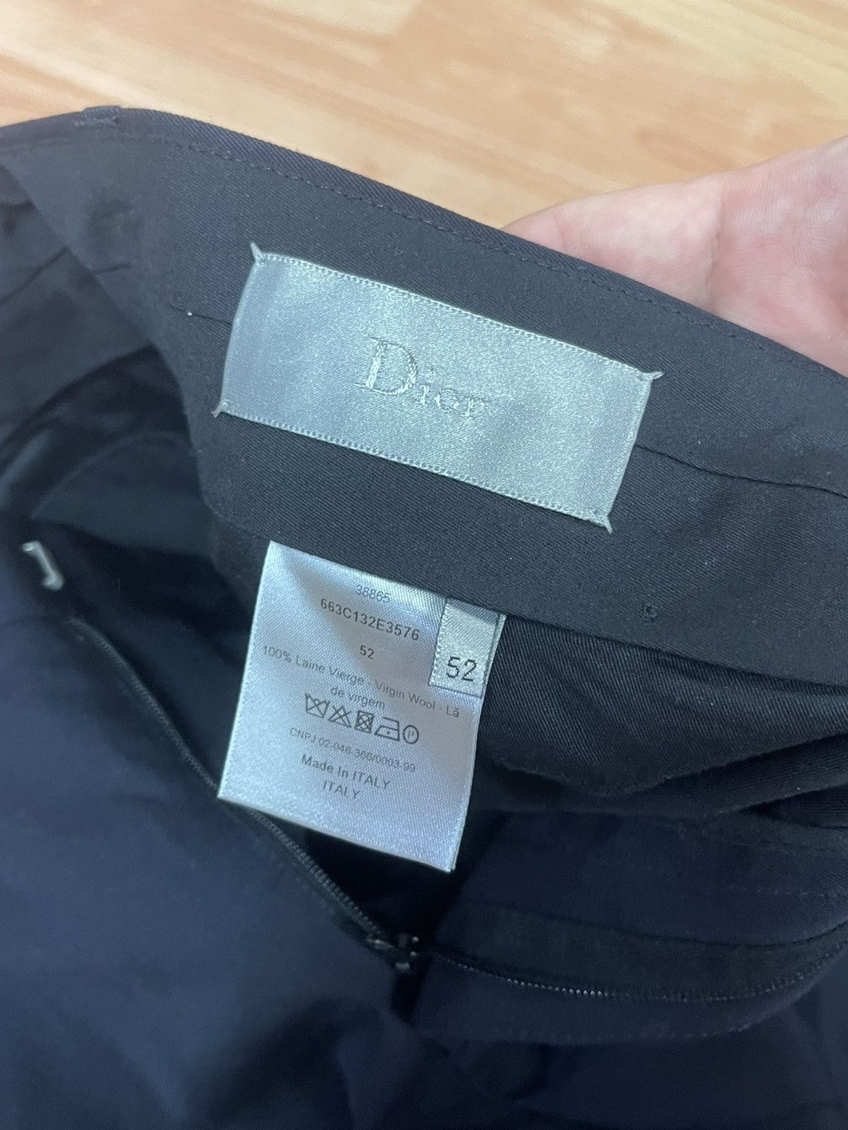 Dior Dior Homme runway zip pants sz52 kva hedi Size 52R - 4 Thumbnail