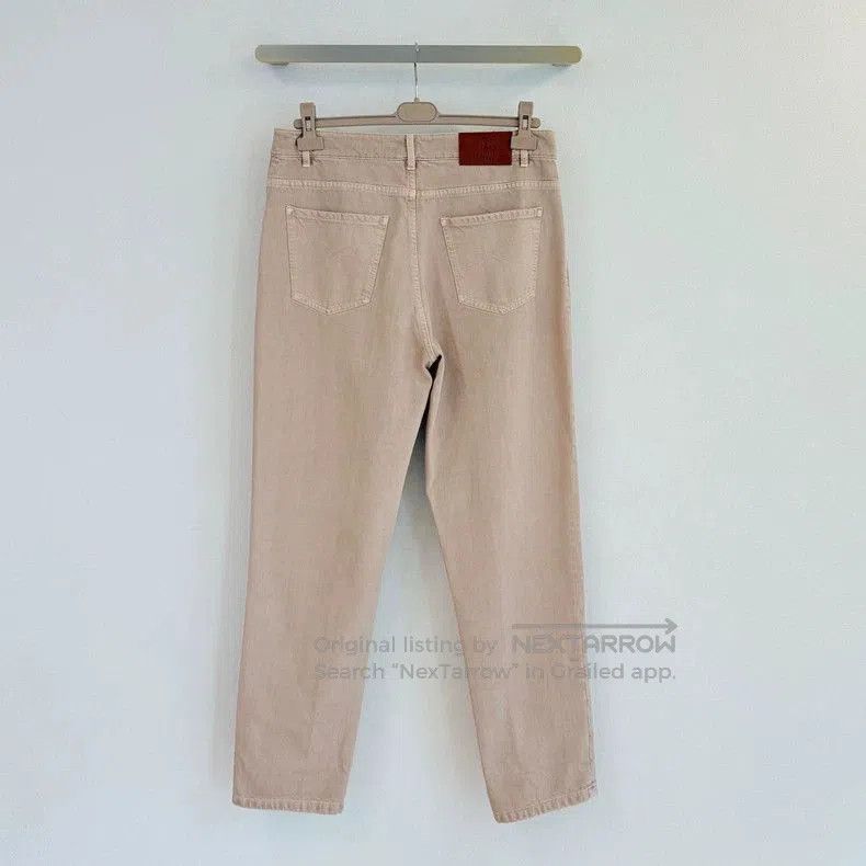 Brunello Cucinelli Brunello Cucinelli Men's Khaki Jeans. Size US 40 / EU 56 - 3 Thumbnail