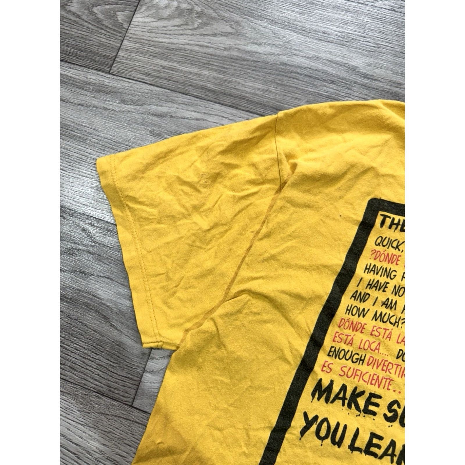 Vintage VINTAGE Garfield 2000’s Shirt Mens XL Orange THE BASIC DICTIONARY FOR SPAIN T-Shirt Unisex Adults XL Orange Mens 2000s Vintage Garfield Shirt Size US XL / EU 56 / 4 - 7 Thumbnail