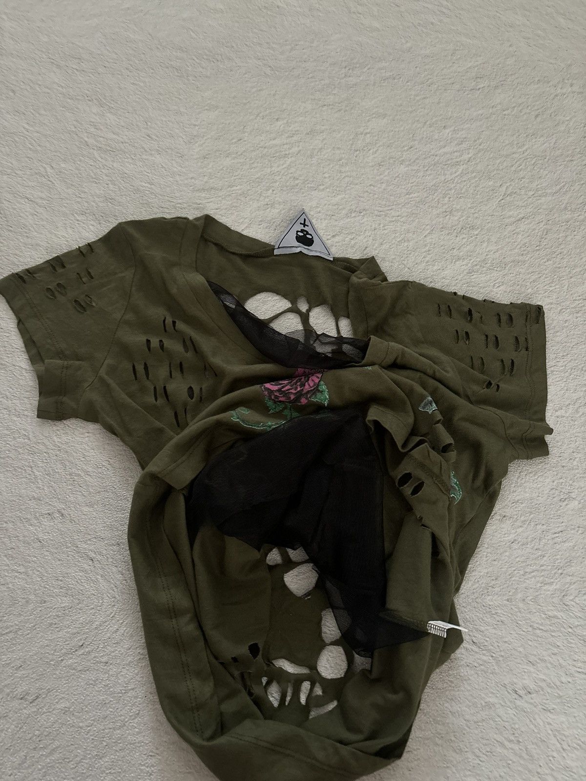 Hysteric Glamour Y2k skull rose ifsixwasnine punk style tshirt Size M / US 6-8 / IT 42-44 - 4 Thumbnail