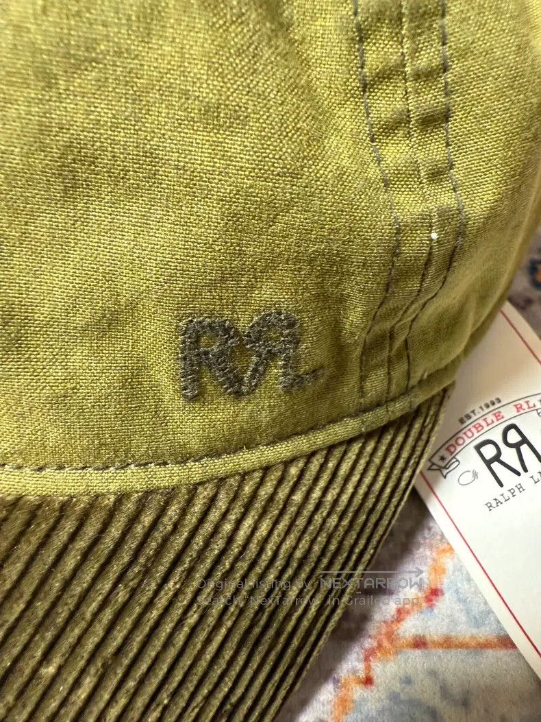RRL Ralph Lauren RRL Ralph Lauren Military green wax canvas corduroy hat Size ONE SIZE - 3 Thumbnail