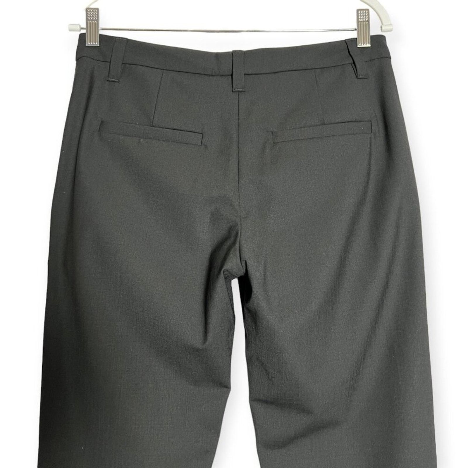 Brunello Cucinelli Brunello Cucinelli Wool Monili Wide Pant Black Size 6 Size 28" / US 6 / IT 42 - 9 Thumbnail