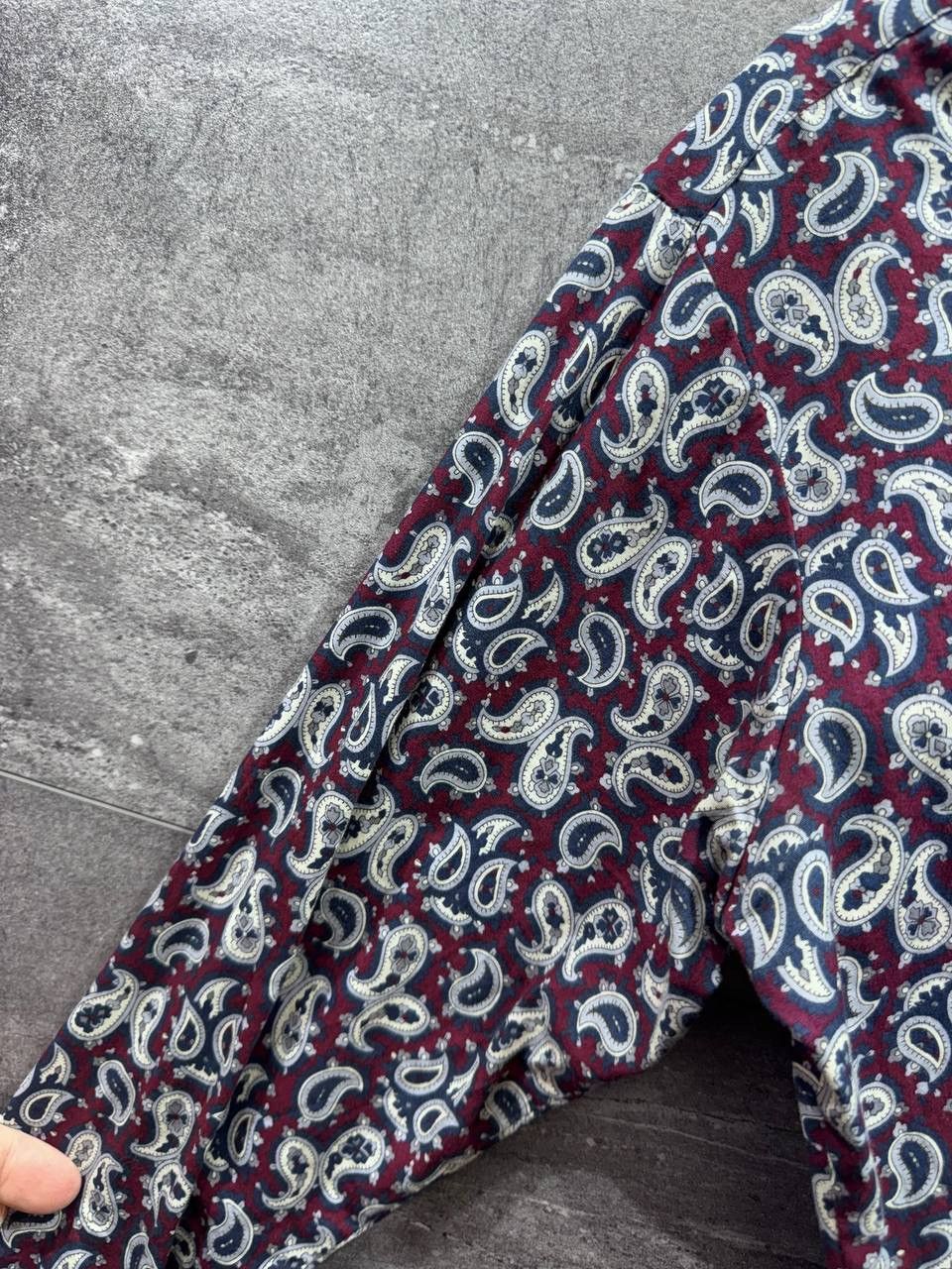 Other POP London Mens Shirt Paisley Long Sleeve Button Up Size S Size US S / EU 44-46 / 1 - 10 Thumbnail