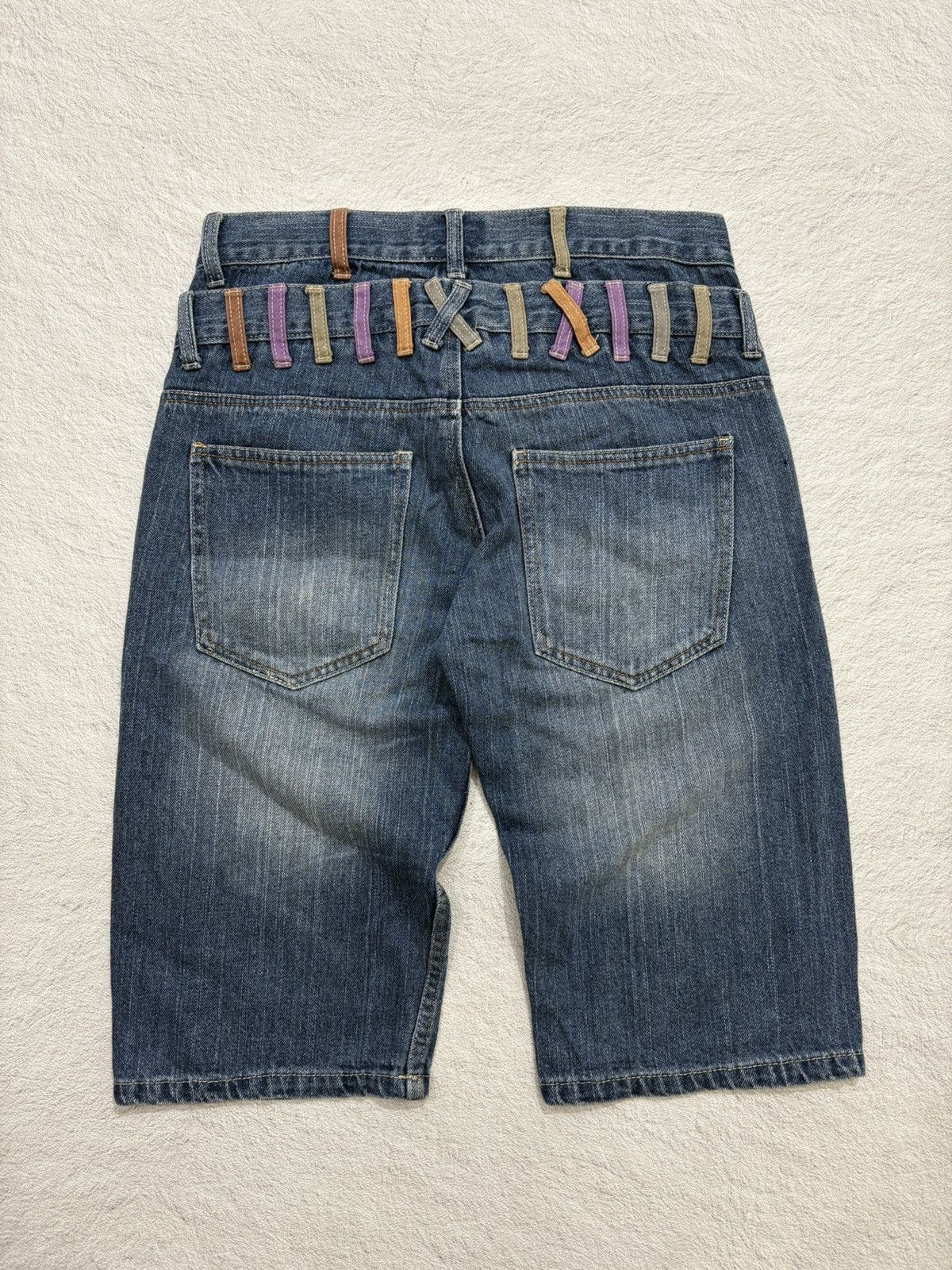 Hysteric Glamour 2000s Nylus japan double waist Jorts denim Y2k style Size US 30 / EU 46 - 4 Thumbnail