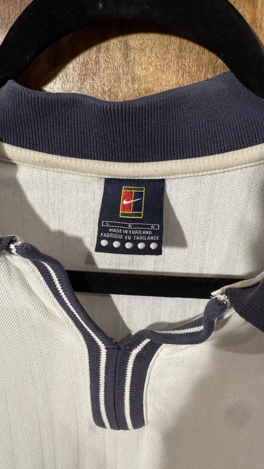 Vintage Vintage Nike Alpha Polo Size US L / EU 52-54 / 3 - 2 Thumbnail