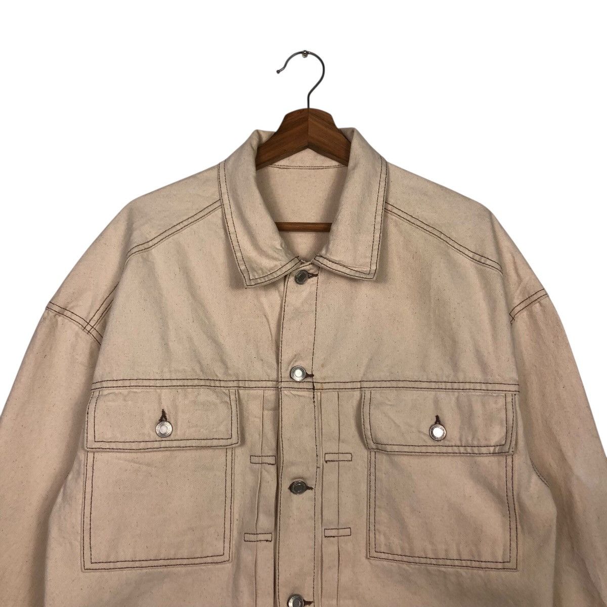 Vintage 📌Vintage Cropped Biker Jacket Double Pocket Issey Miyake Size US M / EU 48-50 / 2 - 4 Thumbnail
