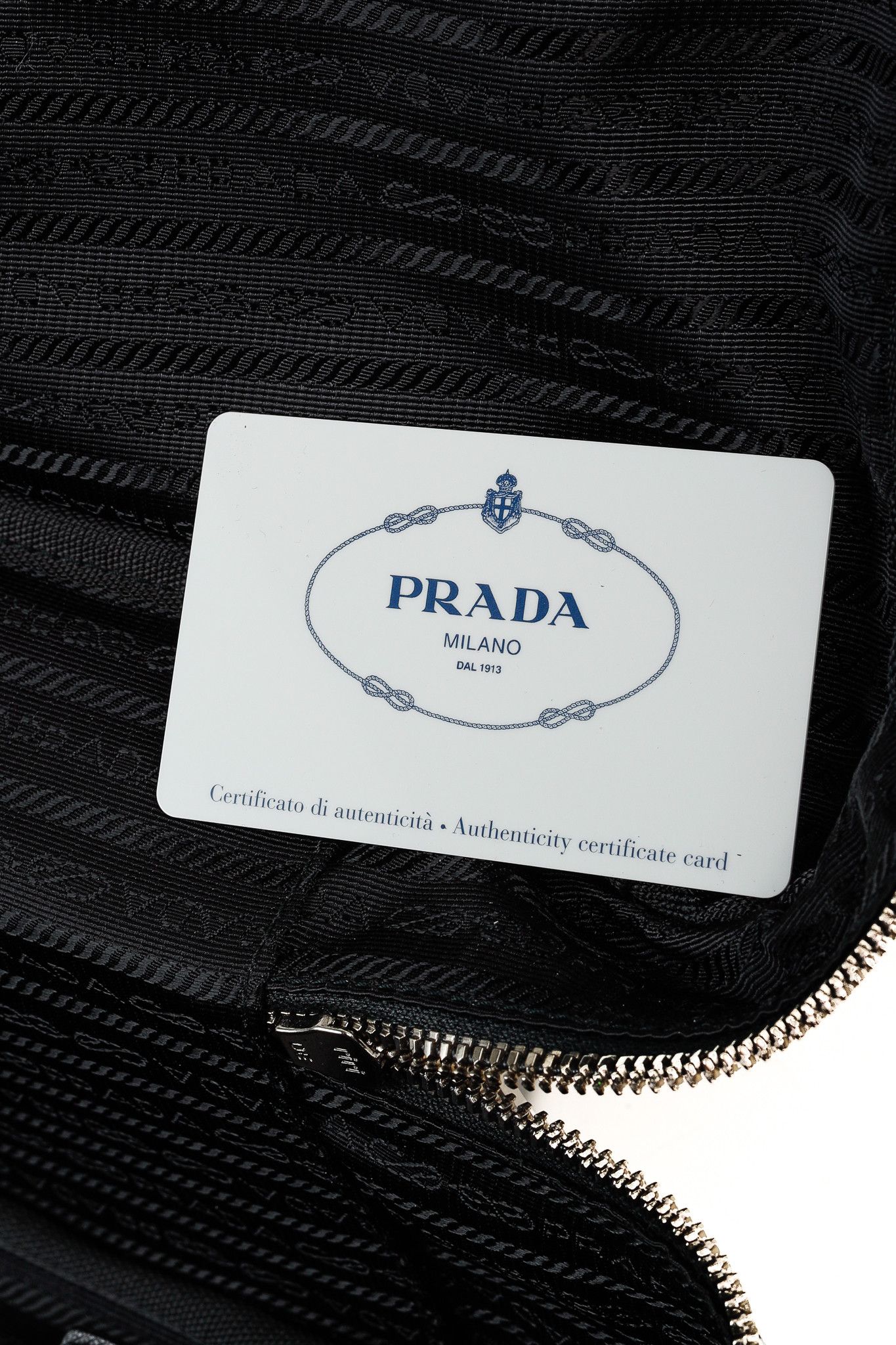 Prada Prada AW/16 Animal Kingdom Nero & Avorio Tessuto Suitcase Size ONE SIZE - 17 Thumbnail