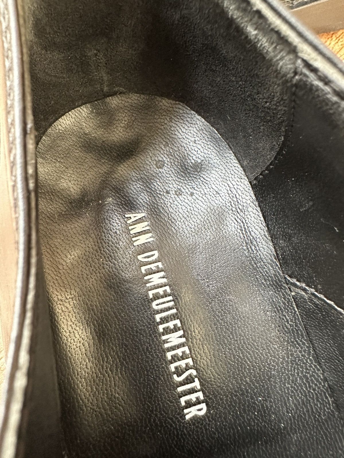 Ann Demeulemeester Ann Demeulemeester Black Derby Shoes Size US 7 / EU 40 - 16 Thumbnail