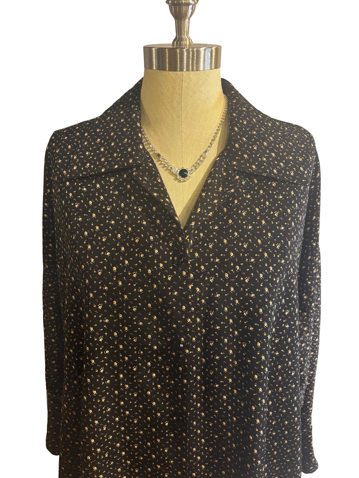 Other Loose floral Blouse.wt2480 Size XXL / US 16-18 / IT 52-54 - 2 Thumbnail