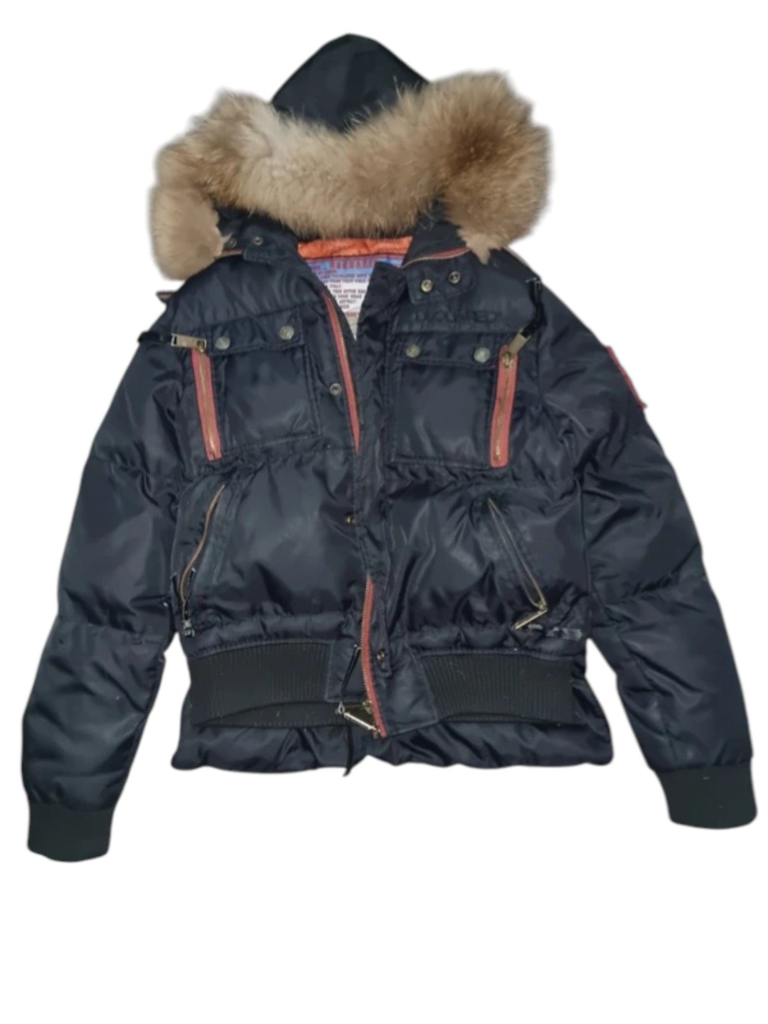 Dsquared2 Dsquared² “Fighting Dudes” Bomber Jacket w/ Fur Trim Size US M / EU 48-50 / 2 - 2 Thumbnail