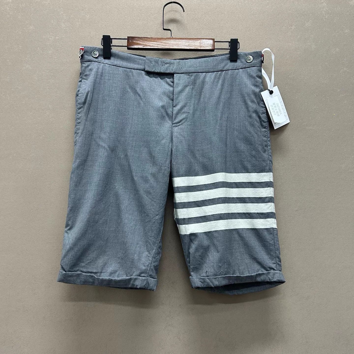 Thom Browne Thom Browne 99 New Medium Gray Wool Suit Shorts Size 1 Size US 29 - 1 Thumbnail