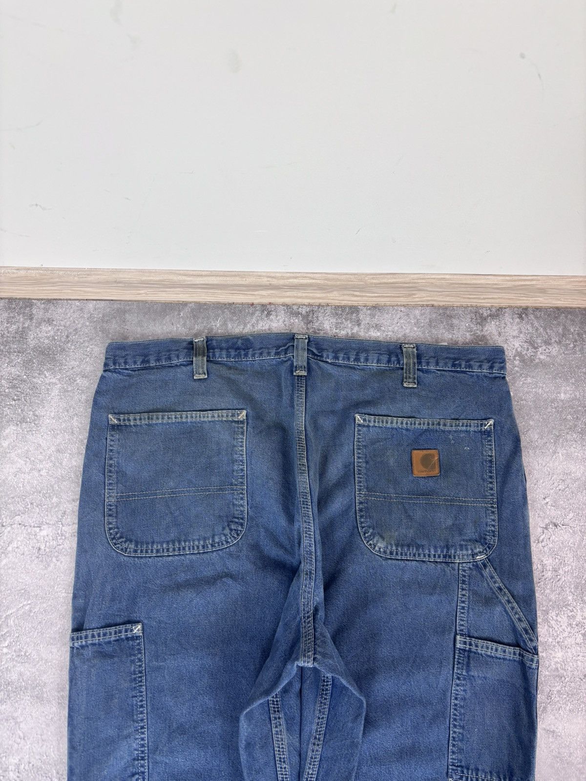 Carhartt Carhartt Men’s Denim Jeans Dungaree Fit USA Workwear Size US 38 / EU 54 - 7 Thumbnail