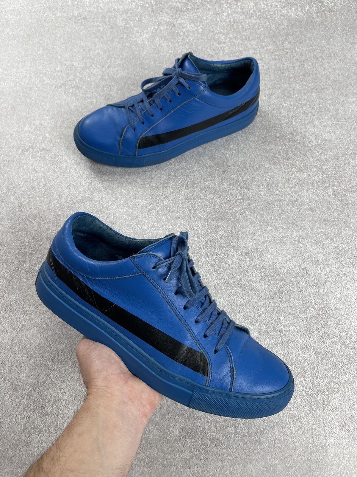 Comme des Garcons × Comme des Garcons SHIRT × Erik Schedin Comme des Garcons Shirt Erik Schedin Leather Sneakers Size US 9 / EU 42 - 2 Thumbnail