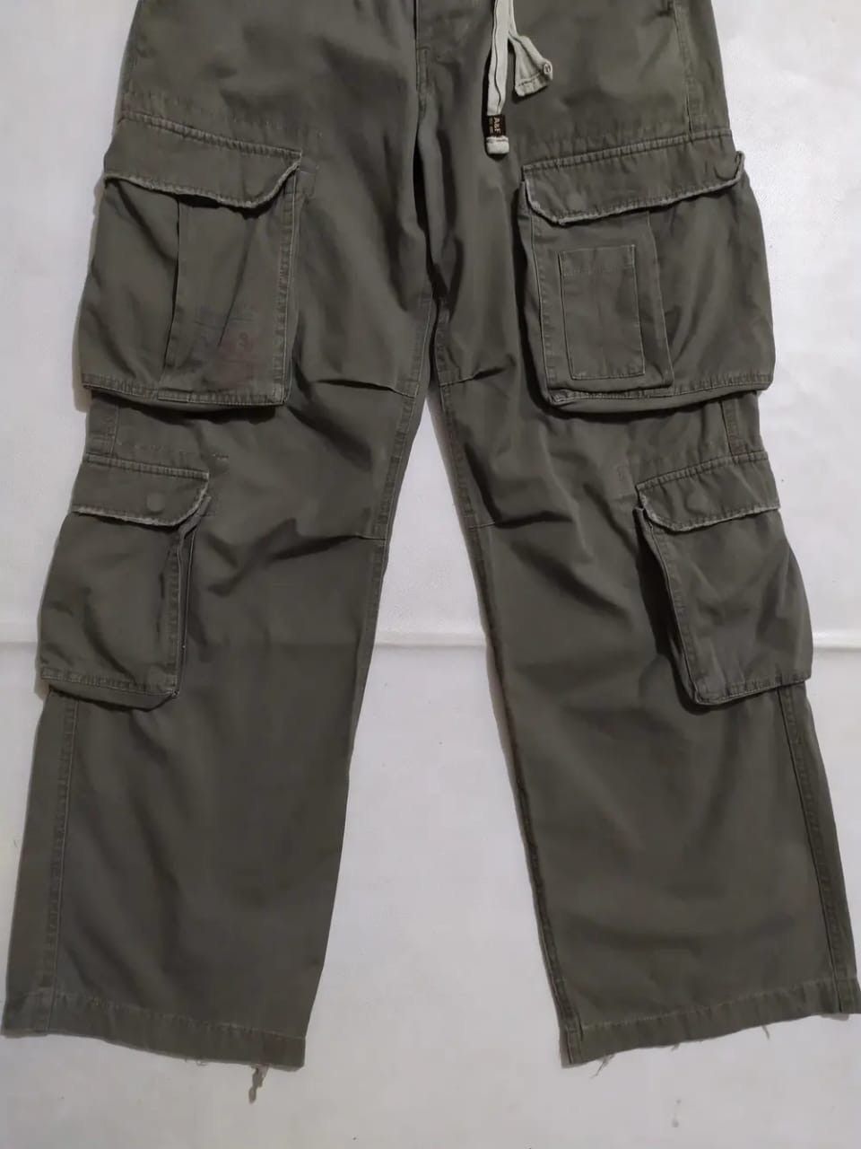 Abercrombie & Fitch Abercrombie & Fitch Multipocket Cargo Tactical Pants Size US 32 / EU 48 - 3 Thumbnail