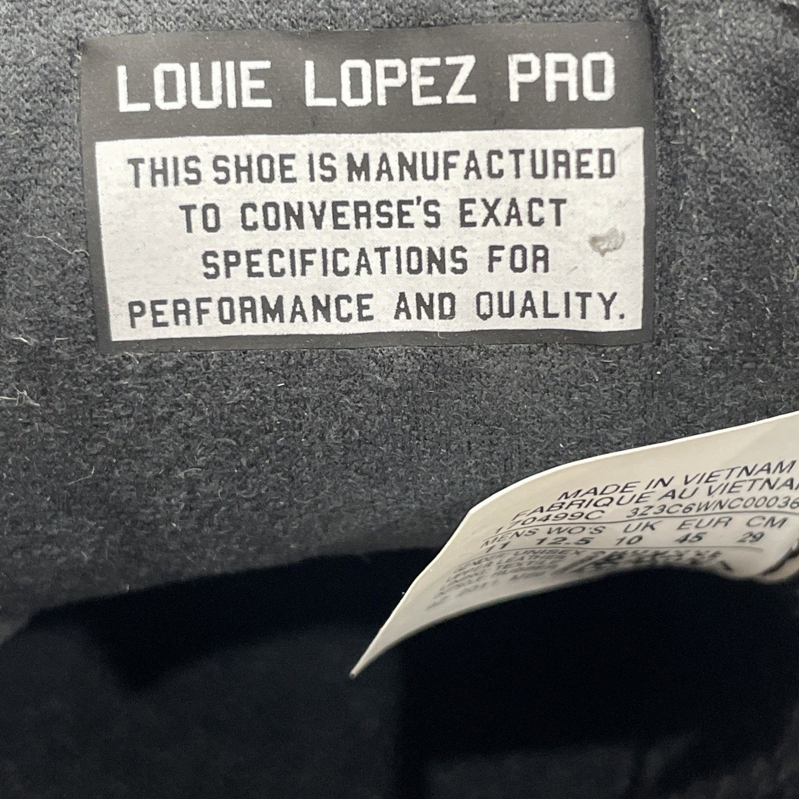Converse Converse Louie Lopez Pro Sz 11 Men's Black Leather New Size US 11 / EU 44 - 13 Thumbnail