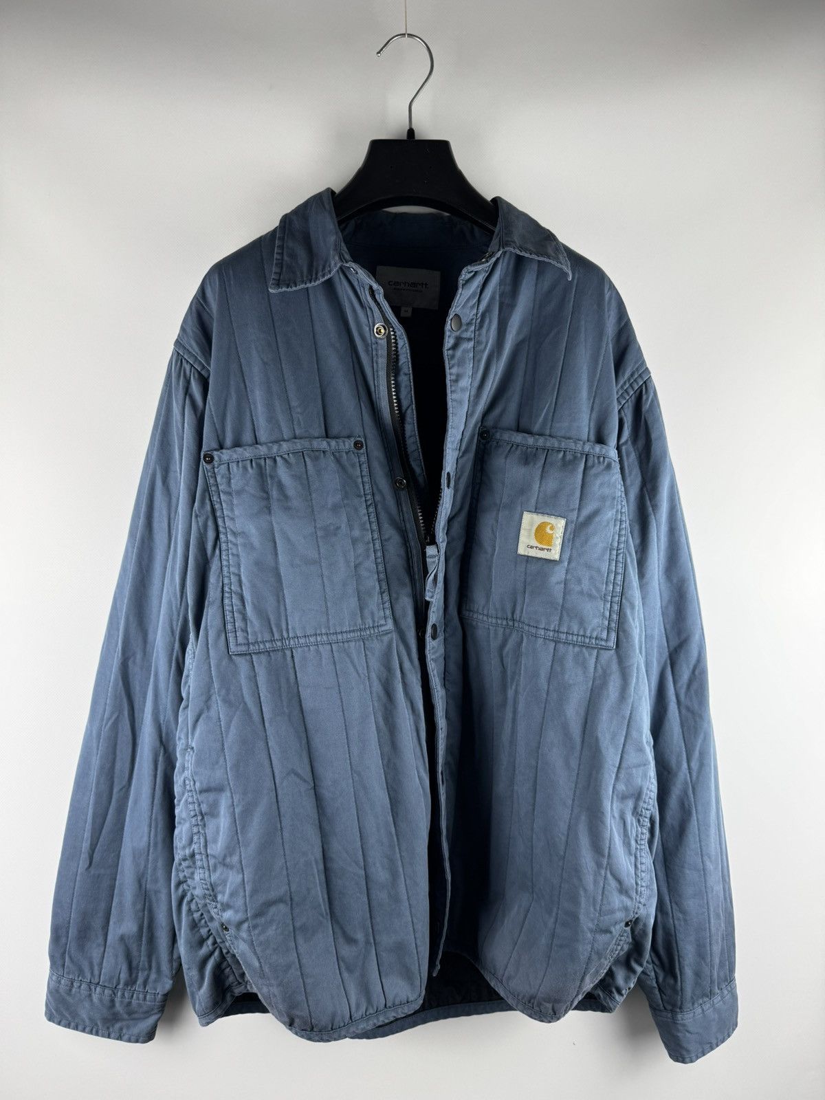 Carhartt Wip Carhartt WIP Skyler Shirt Jacket Storm Blue Garment Dyed Size US M / EU 48-50 / 2 - 2 Thumbnail