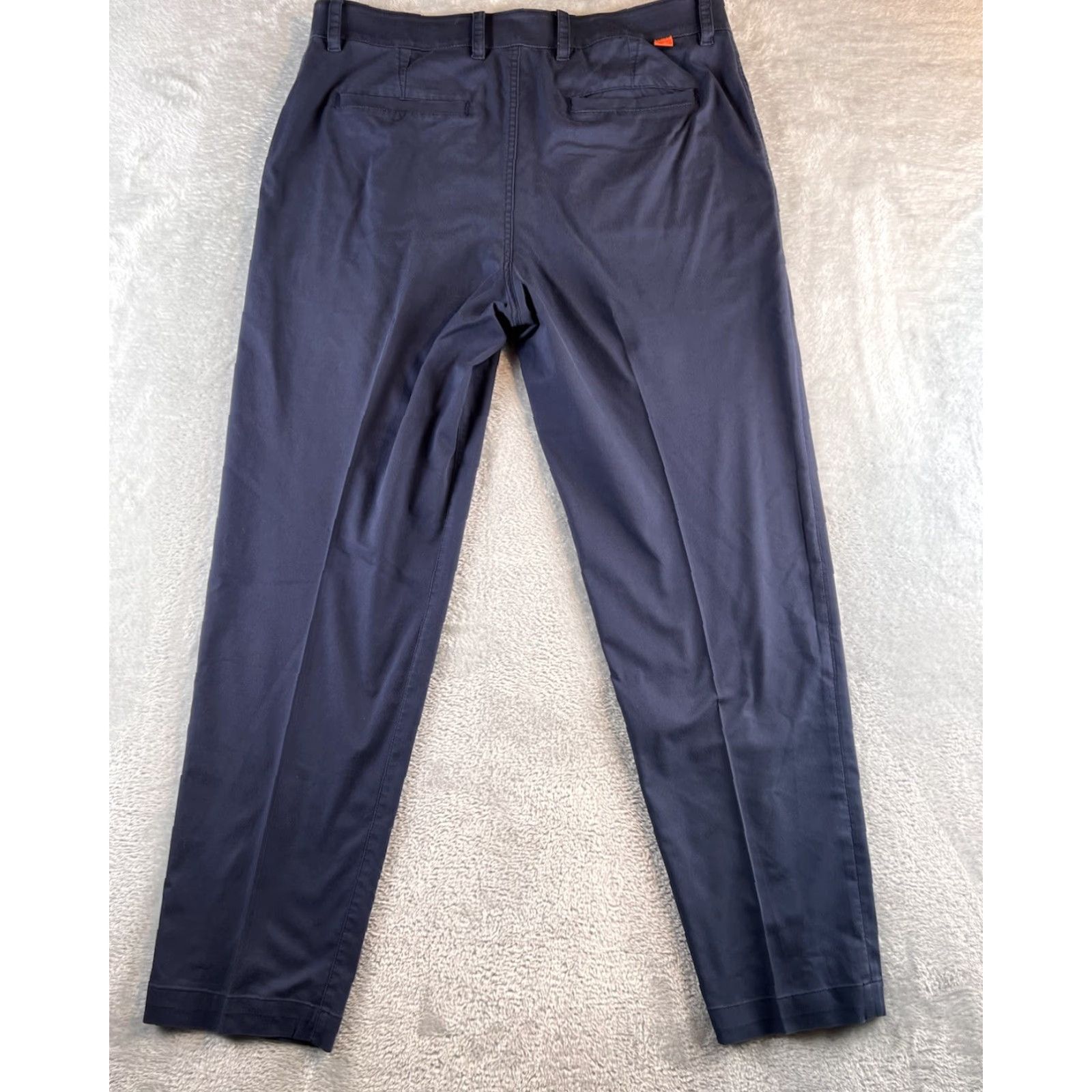 Nike Nike Dri-FIT UV Standard Fit Golf Chino Pants Mens 36 Blue 5-Pocket Logo Zipper Regular Straight Shorts? Size US 36 / EU 52 - 2 Thumbnail