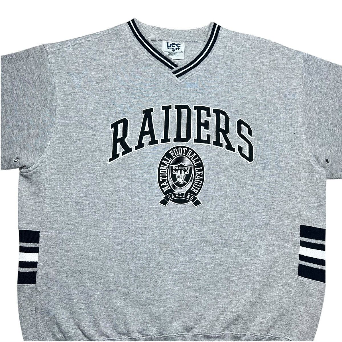 NFL 1990s NFL Oakland Raiders Lee Sport Embroidered Sweatshirt Size US L / EU 52-54 / 3 - 4 Thumbnail