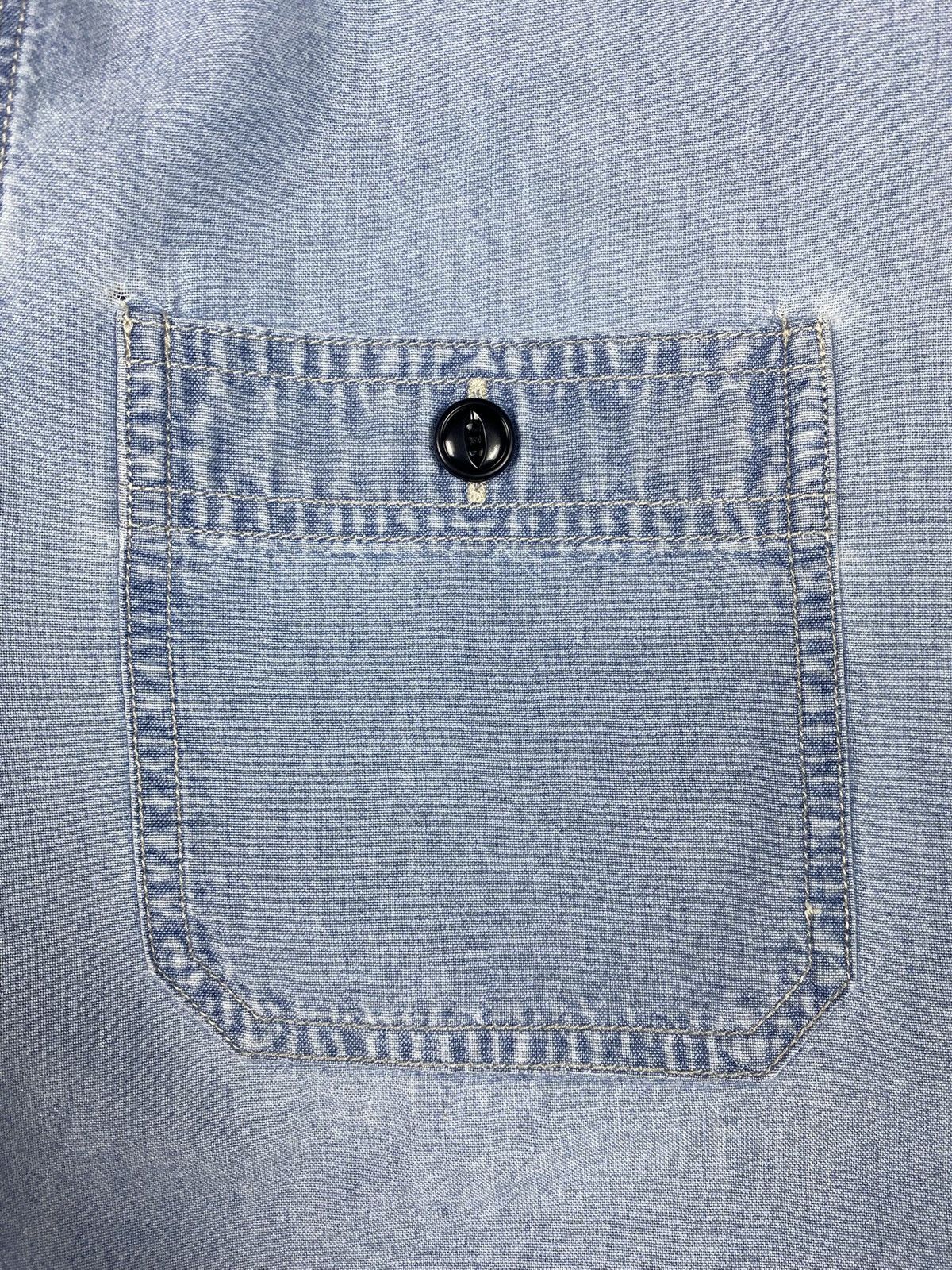 Polo Ralph Lauren Vintage Polo Jeans Co Ralph Lauren Distressed Denim Shirt Size US L / EU 52-54 / 3 - 8 Thumbnail