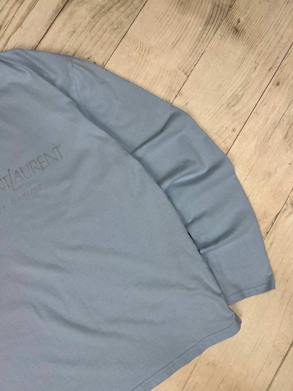 Yves Saint Laurent Yves Saint Laurent T-Shirt Long Sleeve Big Logo YSL Size US L / EU 52-54 / 3 - 9 Thumbnail