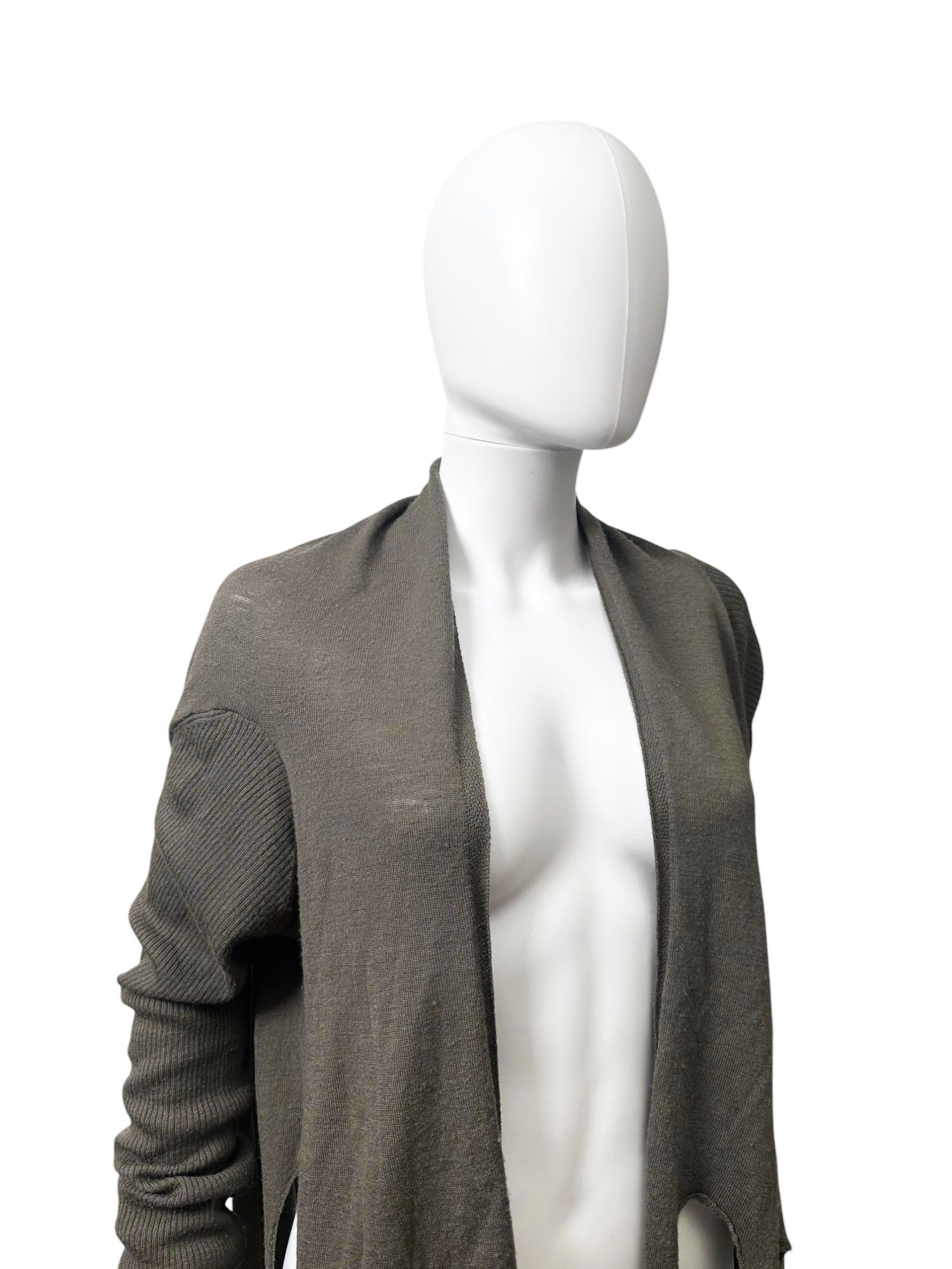 Rick Owens S/S 2006 Brown Holed Cardigan Size M / US 6-8 / IT 42-44 - 5 Thumbnail
