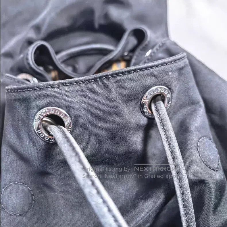 Vivienne Westwood Vivienne Westwood size os Canvas Nylon Leather Drawstring B Size ONE SIZE - 6 Thumbnail