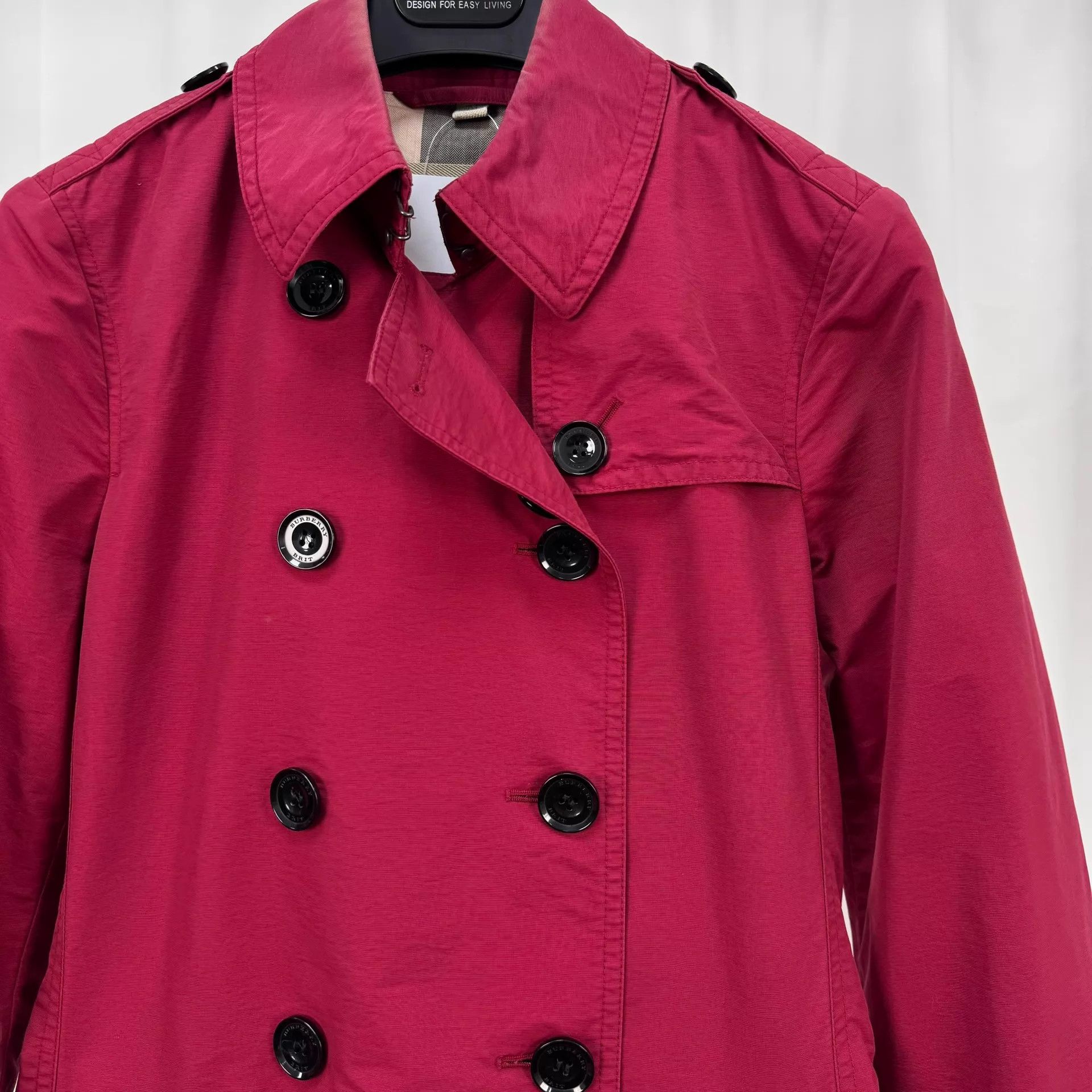 Burberry Burberry Double-Breasted Check Lining Trench UK6 9/10 Size XS / US 0-2 / IT 36-38 - 3 Thumbnail