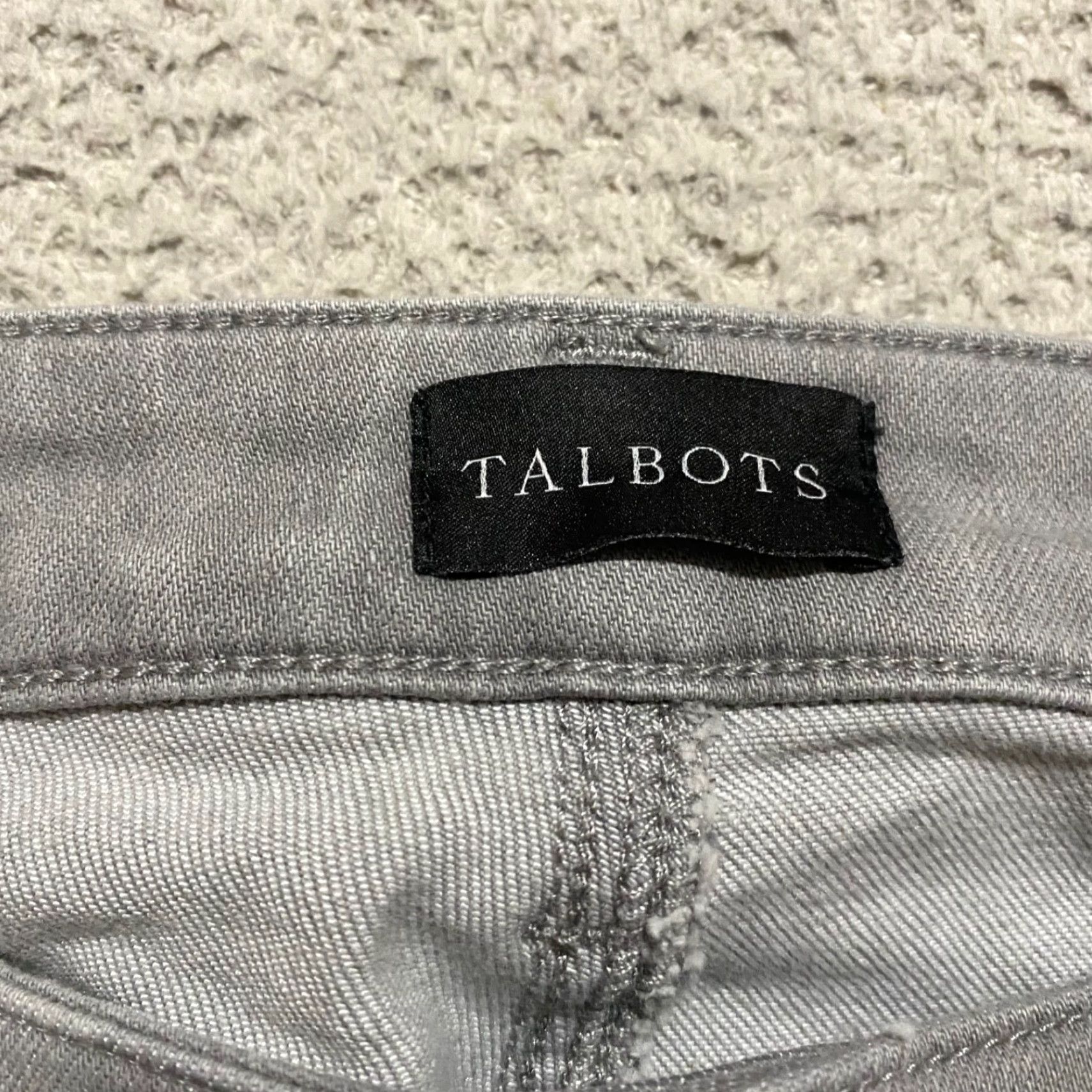 Talbots Talbots Womens Jeans 8 Gray Denim Medium Wash Mid Rise Slim Ankle Size 30" / US 8 / IT 44 - 3 Thumbnail