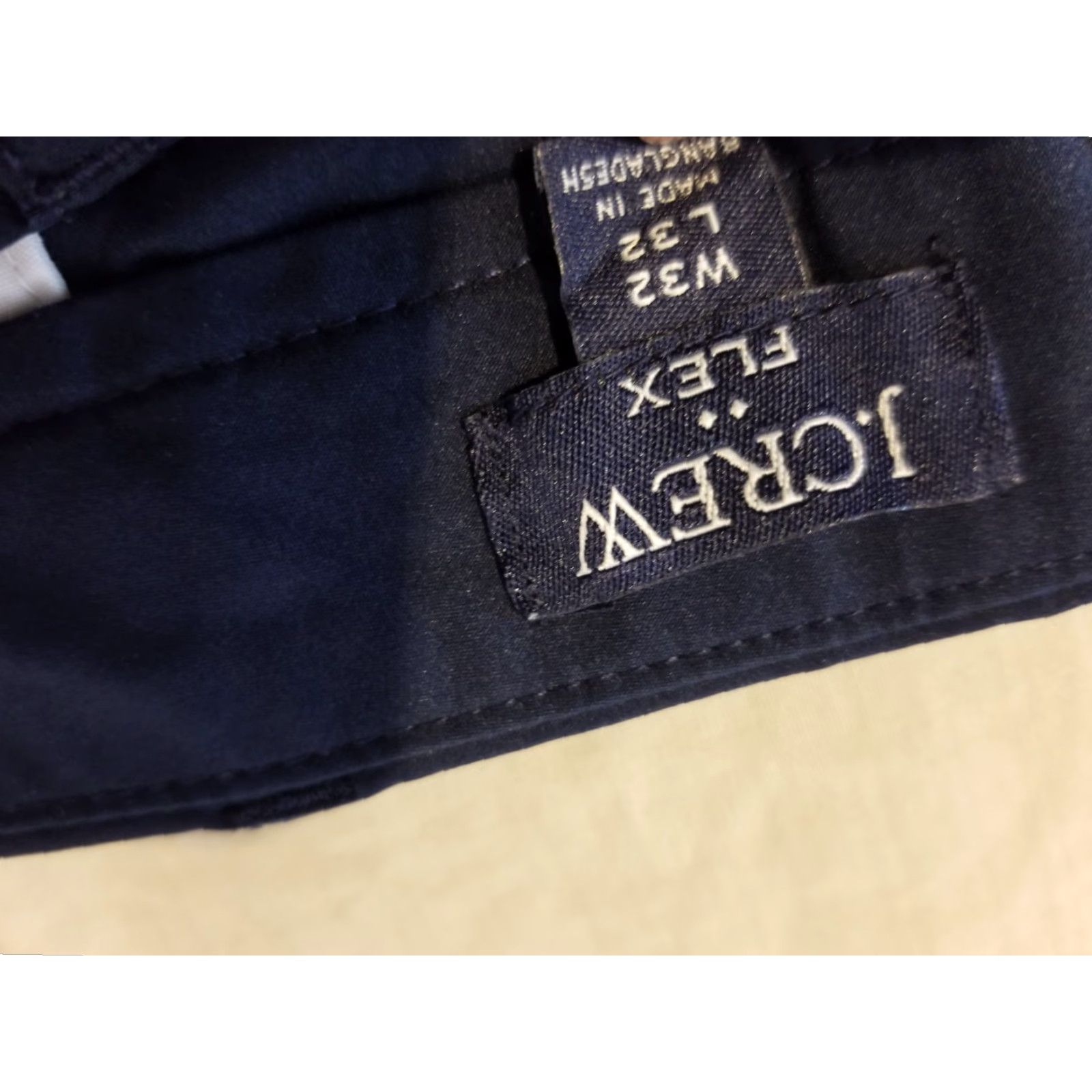 J.Crew J.CREW Pants Chino Straight Leg 32x32 Navy Blue Mens Casual Vintage No? (Note: question excludes adding new info) Size US 32 / EU 48 - 3 Thumbnail