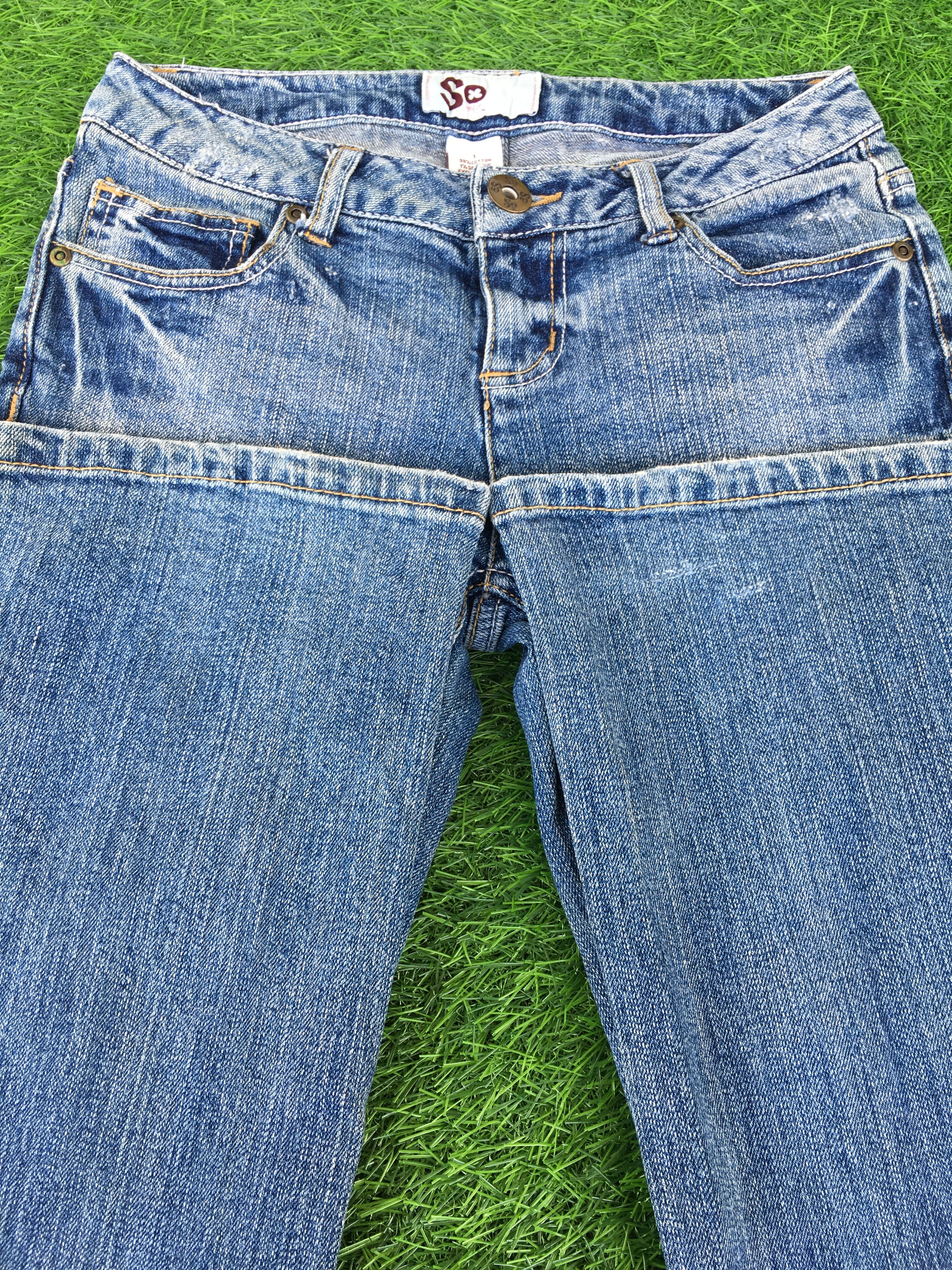 Designer Y2K Low Rise Bootcut Jeans D-1044 Size 24" / US 00 / IT 34 - 6 Thumbnail