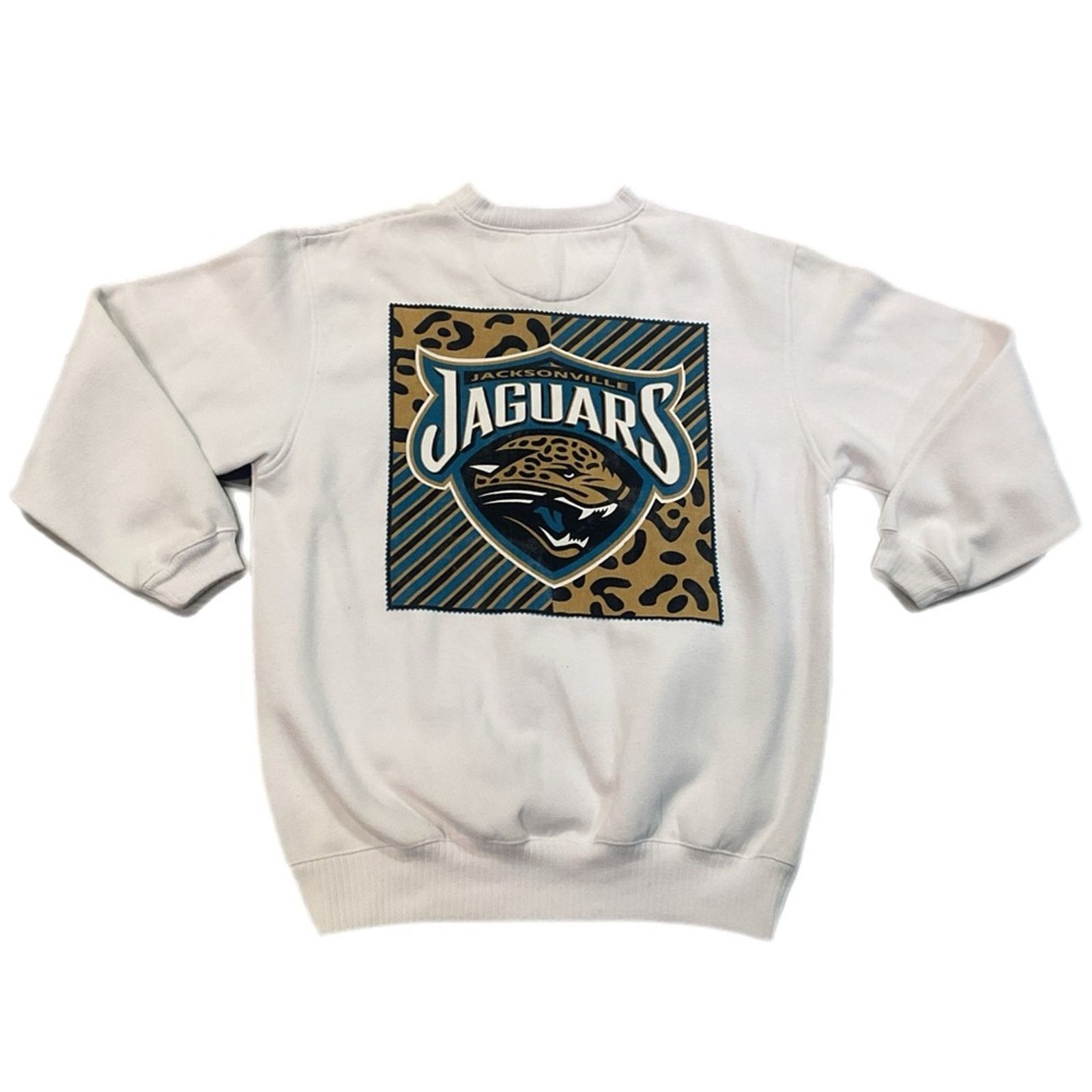 Cherokee Vintage 90s Jacksonville Jaguars Logo Sweater Size US M / EU 48-50 / 2 - 2 Thumbnail