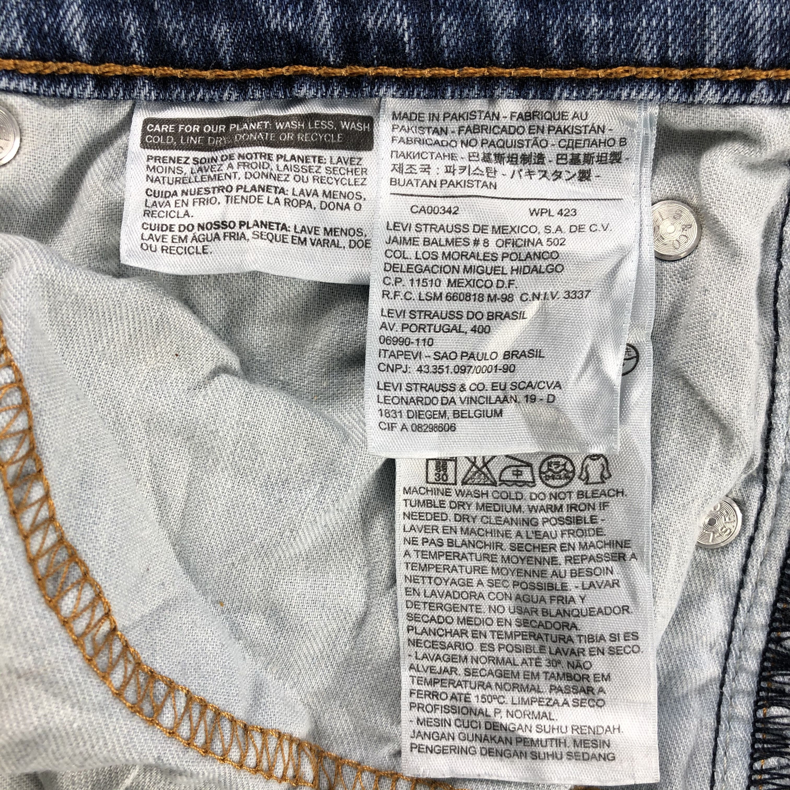 Levi's × Vintage Vintage Blue Wash Levis 513 Jeans-JM3152 Size US 33 - 12 Thumbnail