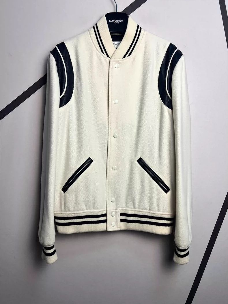 Saint Laurent Paris Saint Laurent ParisFall/Winter 21 beige wool Teddy jacket Size US M / EU 48-50 / 2 - 1 Thumbnail