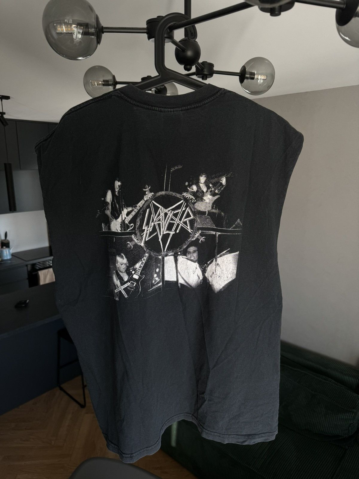 Band Tees × Vintage Vintage rock tees band Slayer tank top custom Size US XL / EU 56 / 4 - 4 Thumbnail