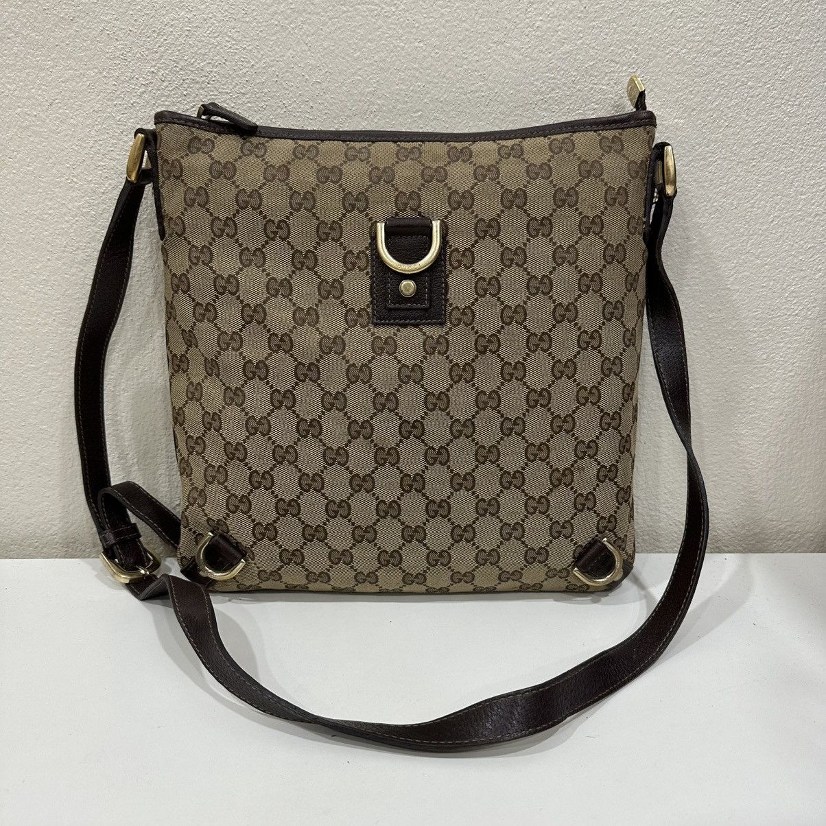 Gucci ‼️LASTDROP‼️GUCCI ABBEY CROSSBODY BAG D RING MONOGRAM CANVAS 7 Size ONE SIZE - 2 Thumbnail
