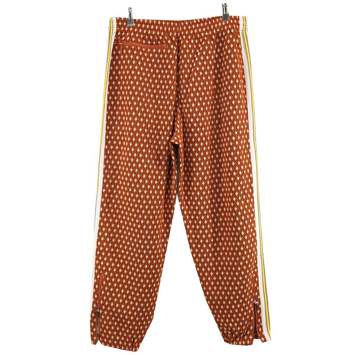 Needles Sweat Pants Jacquard zip track Orange Size US 31 - 3 Thumbnail