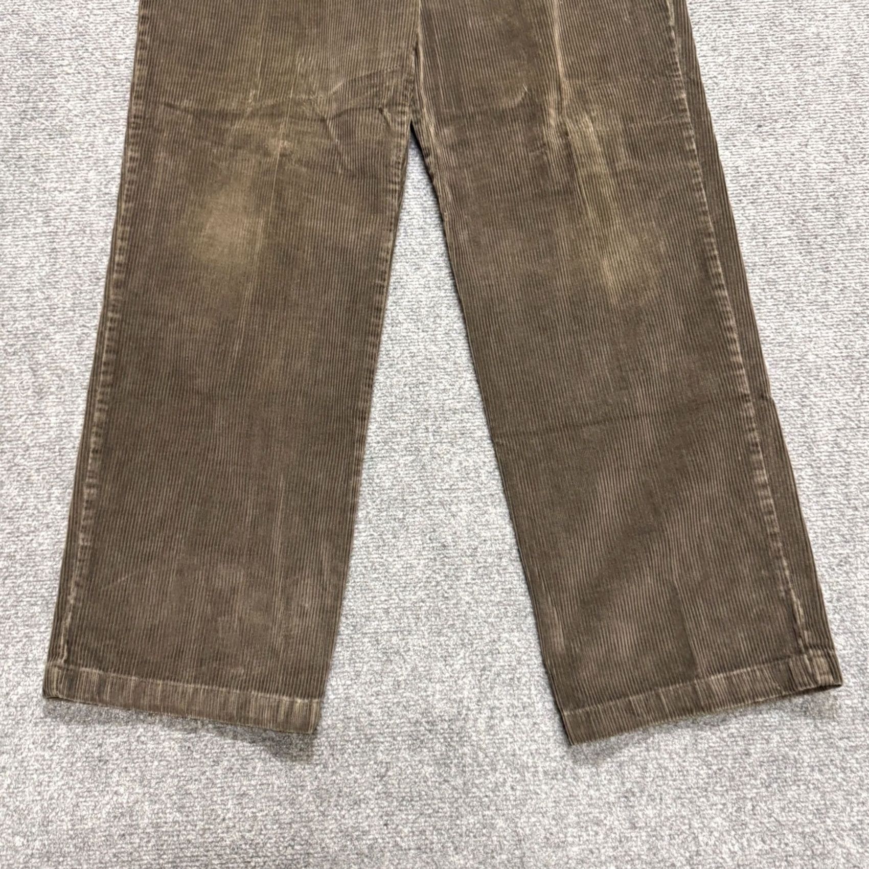 Dockers VTG Dockers Corduroy Pants Straight Fit 36x34 Brown Faded 90s Paper Tag Mens Regular Size US 36 / EU 52 - 7 Thumbnail