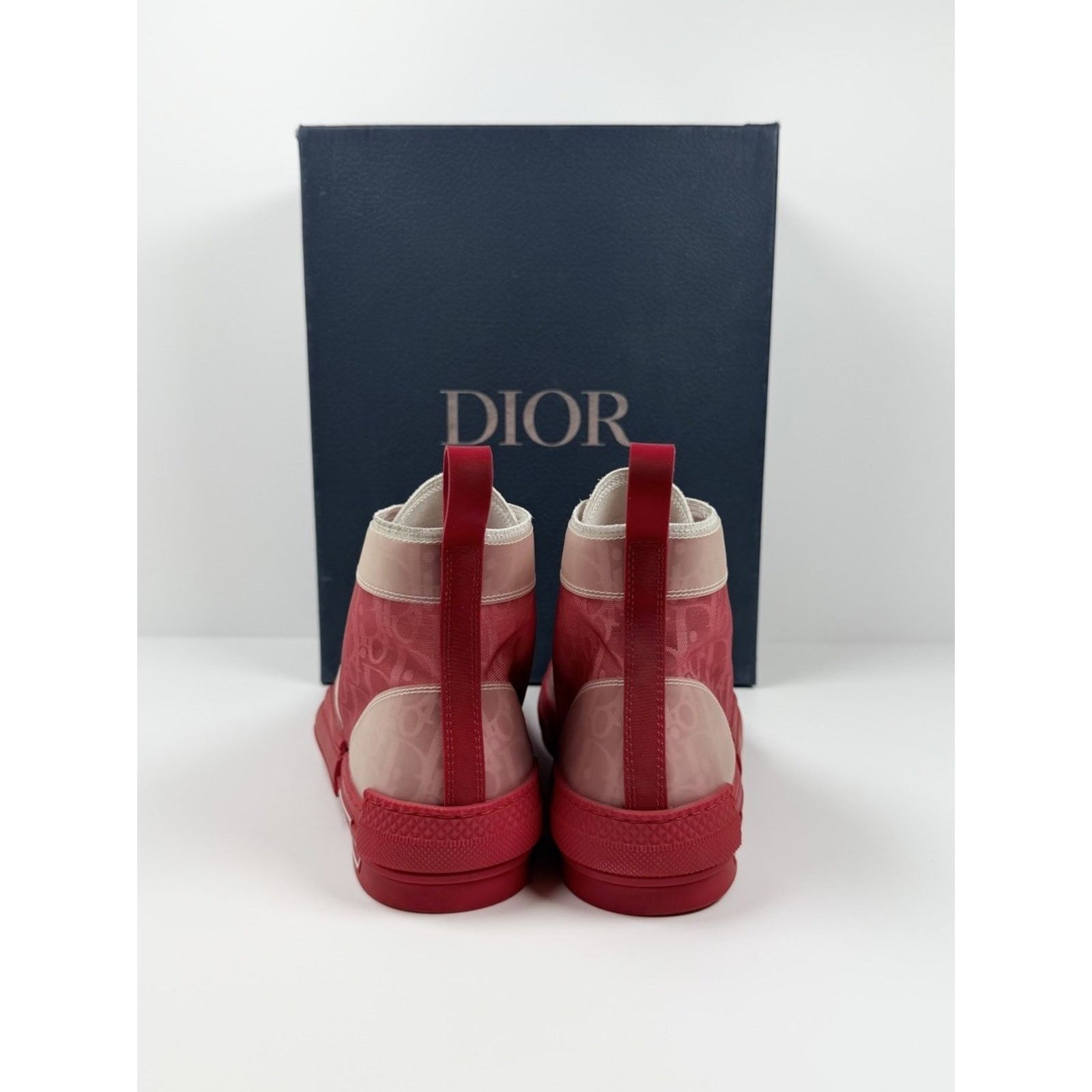 Dior Size 41EU/8US - Dior B23 High Dior Oblique Red WORN 1X! Size US 8 / EU 41 - 4 Thumbnail