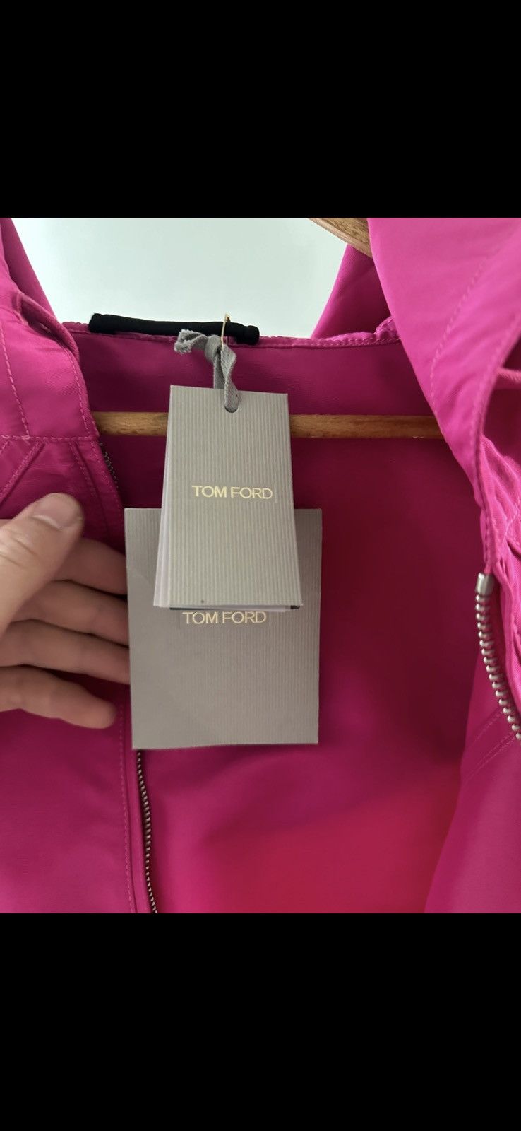 Tom Ford Silk Hoodie Jacket Size US L / EU 52-54 / 3 - 6 Thumbnail