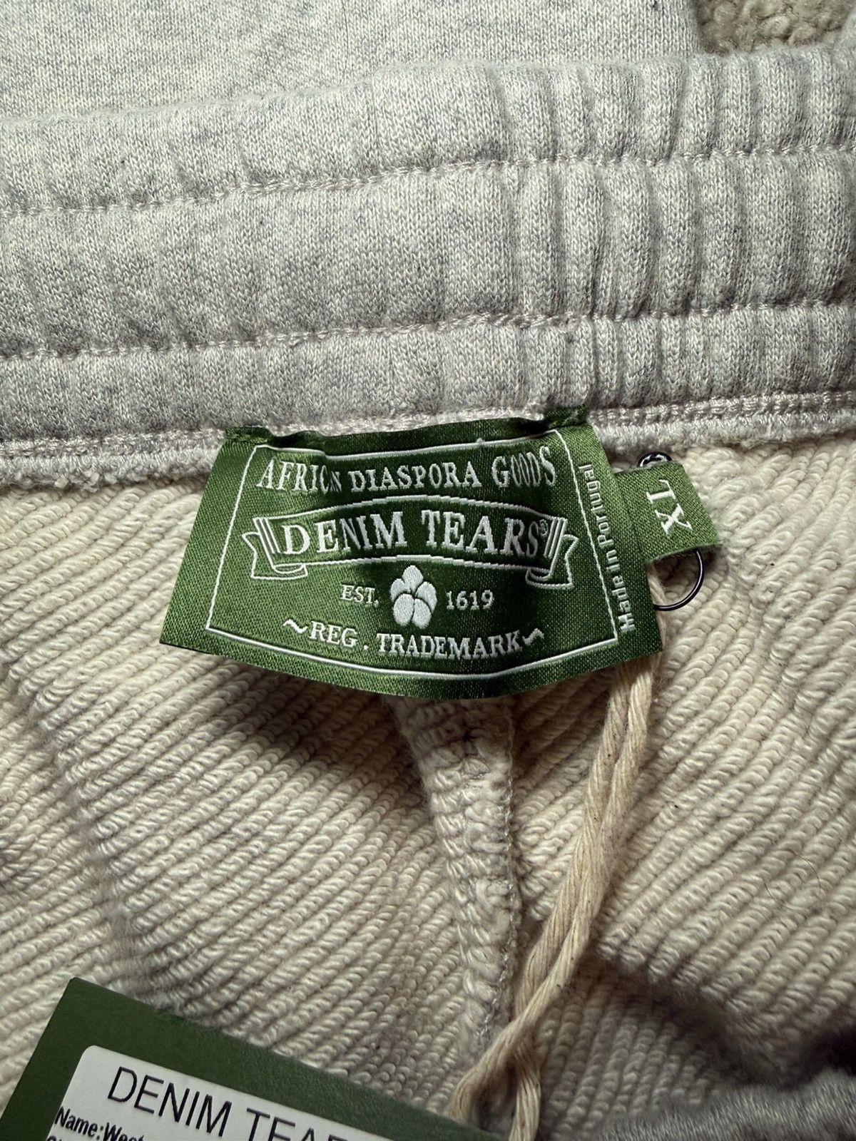 DENIM TEARS Denim Tears Western Embroidered Grey Sweatpants Size XL New Size US 36 / EU 52 - 4 Thumbnail