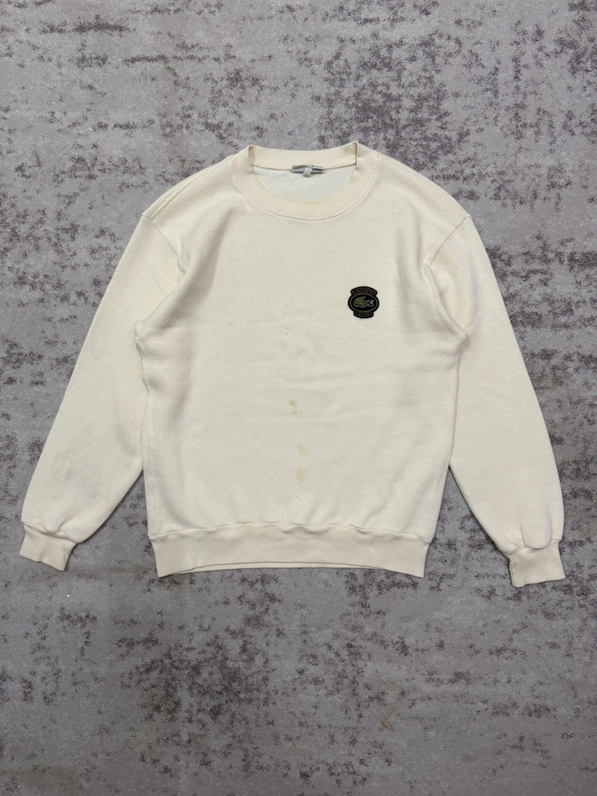 Lacoste Vintage Chemise Lacoste Chest Logo Knit Sweatshirt Size US S / EU 44-46 / 1 - 3 Thumbnail