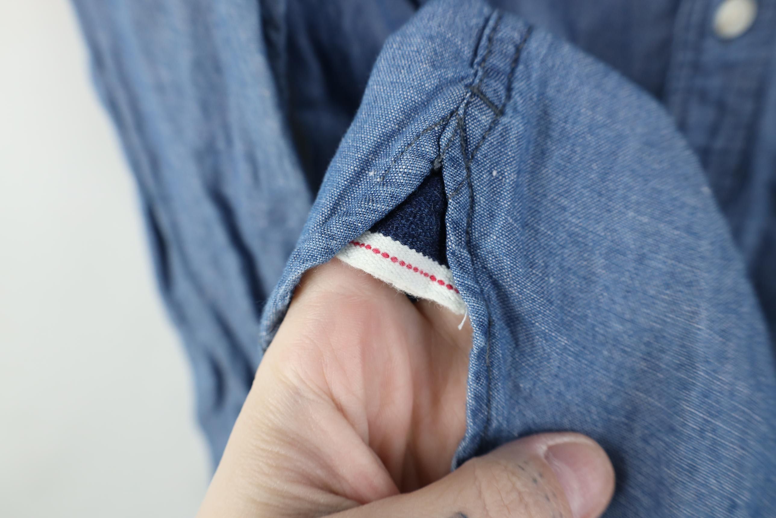 Banana Republic Banana Republic Chambray Linen Blend Collared Button Shirt Size US M / EU 48-50 / 2 - 7 Thumbnail