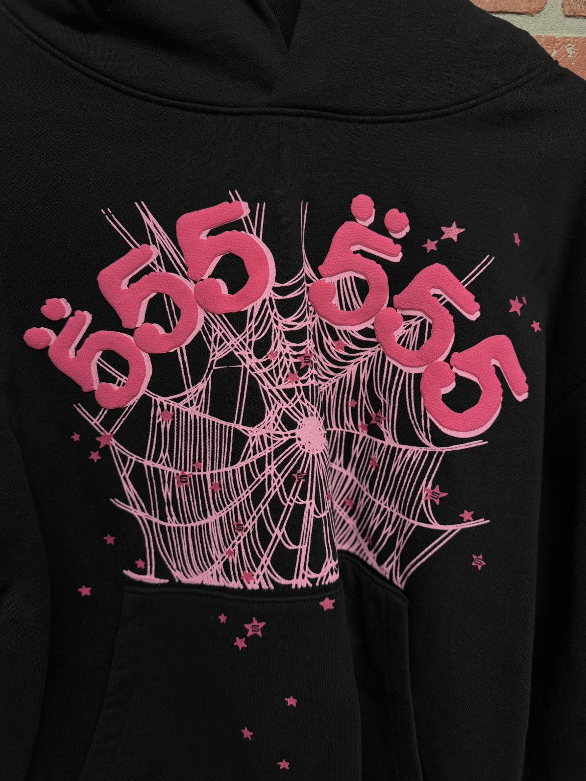 Sp5der Sp5der Worldwide Hoodie Pink Black Size Medium (NEW) Size US M / EU 48-50 / 2 - 4 Thumbnail