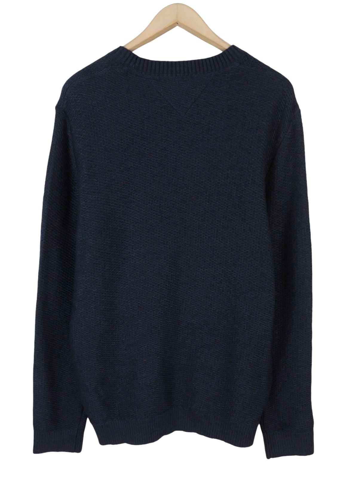 Tommy Hilfiger REQ STRUCTURED XL Navy Stretch Knit Jumper 87388 Size US XL / EU 56 / 4 - 2 Thumbnail