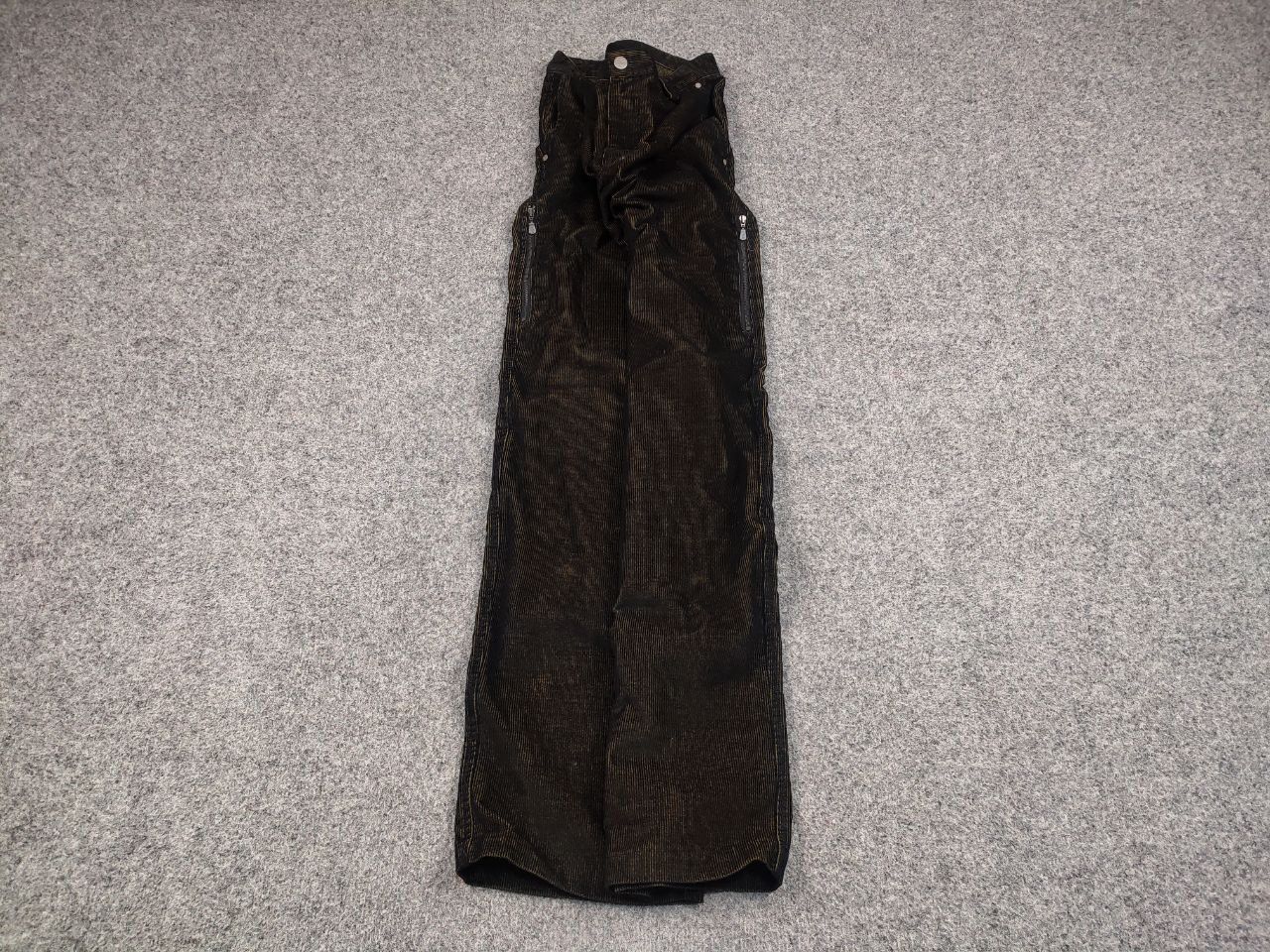 Versace 🔥 Vintage 90's Versace Corduroy Gradient fabric Zip Pants Size US 34 / EU 50 - 2 Thumbnail