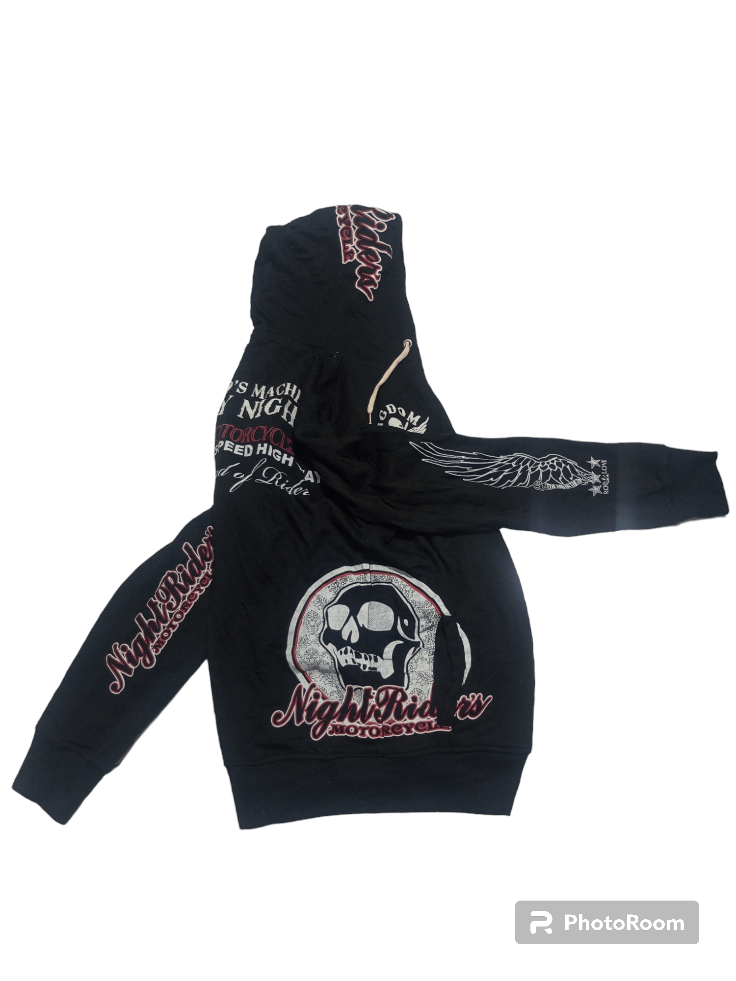 If Six Was Nine Neutral Invinity Night Riders Motorcycle full zipper Hoodie Size US L / EU 52-54 / 3 - 1 Thumbnail