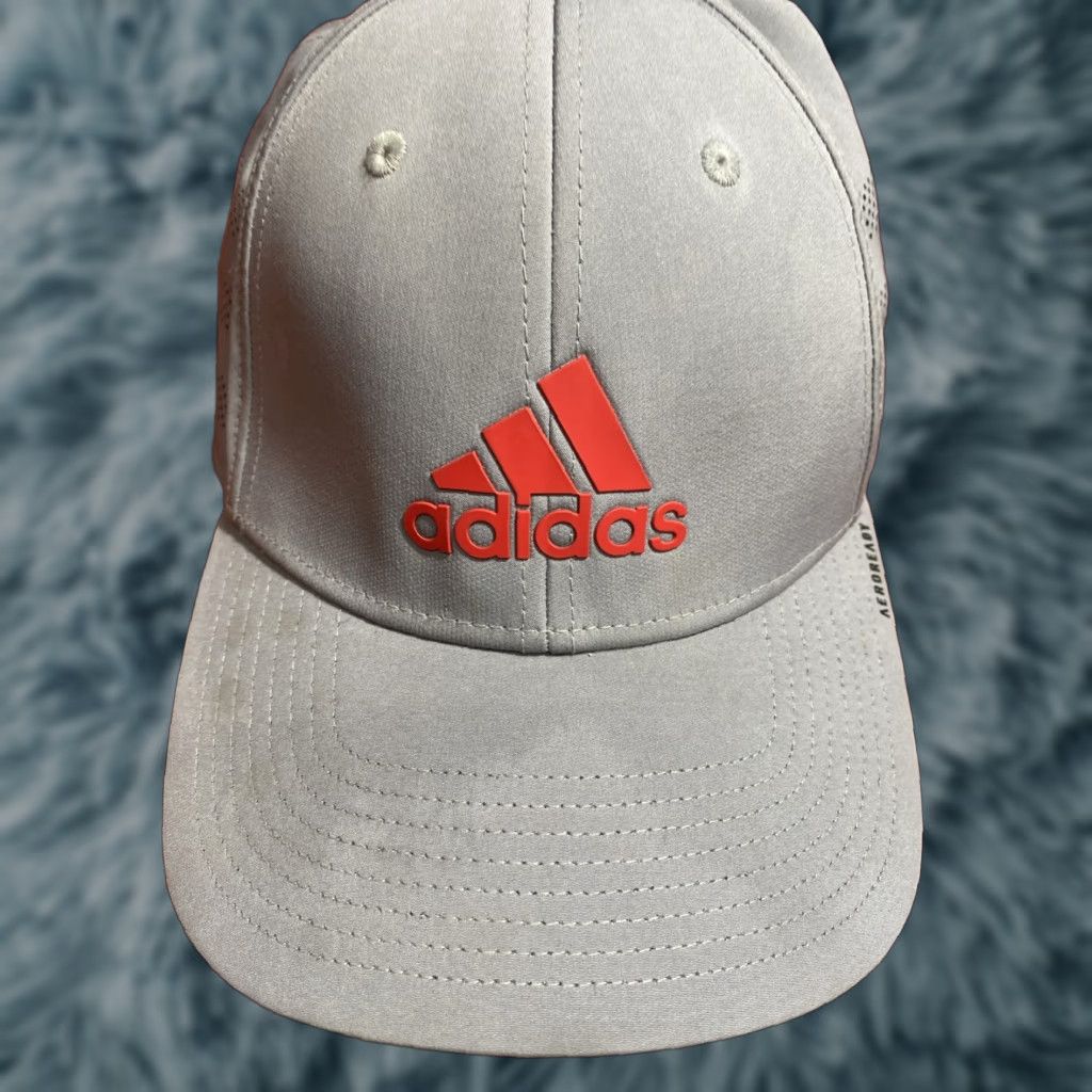 Adidas adidas Aeroready Ultralight Ball Cap L XL Gray Vented Running Hat Mens Adjustable Lightweight Size ONE SIZE - 1 Thumbnail