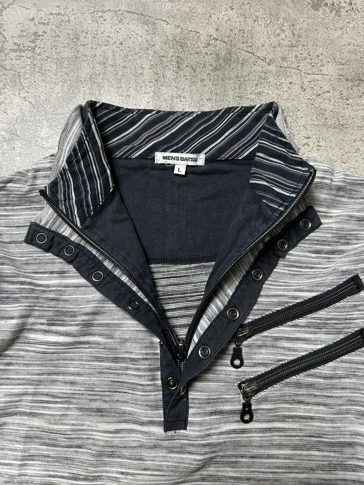 Japanese Brand Japanese Mens Ba-tsu Punk Style Double Collar Size US M / EU 48-50 / 2 - 5 Thumbnail